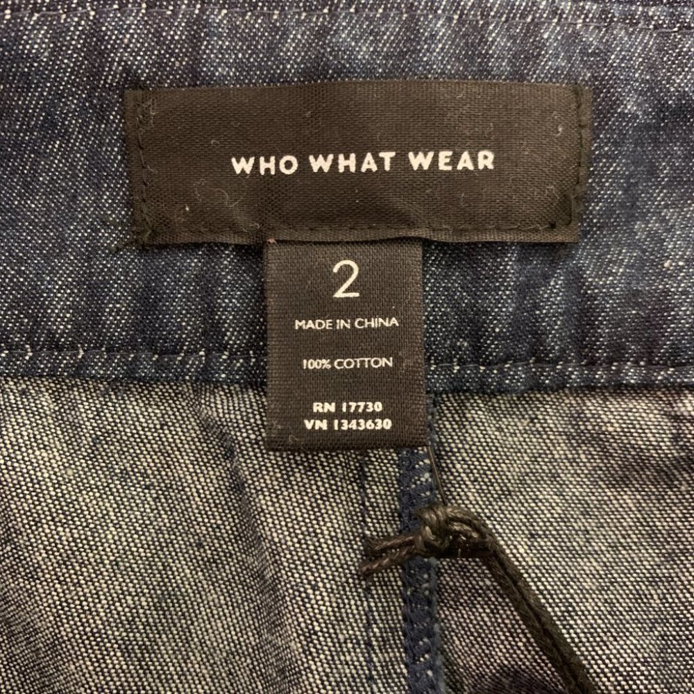 Who What Wear Wide Leg Crop 2 32" #D1-084 - Picture 7 of 9